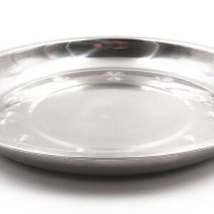 Stainless steel hiking plate 18 cm