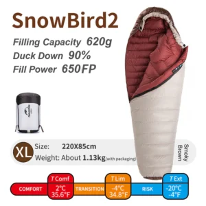 Naturehike Snowbird 2 XL down sleeping bag