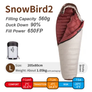 Naturehike Snowbird 2 L down sleeping bag
