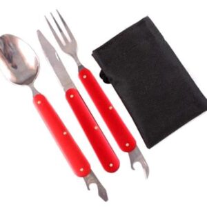 Folding cutlery set