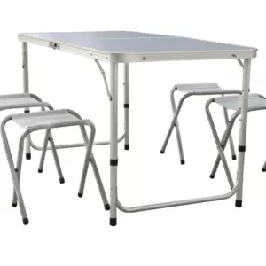 Camping furniture set (table + 4 chairs)