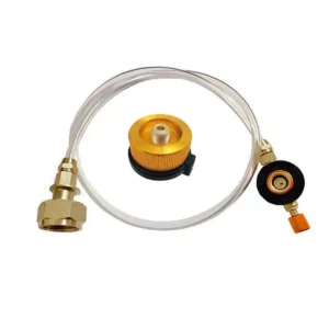 Gas bottle refill adapter