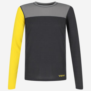 Men's thermal underwear top Völkl grey-yellow
