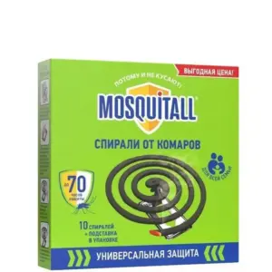 Спираль от комаров Mosquitall 10 шт.
