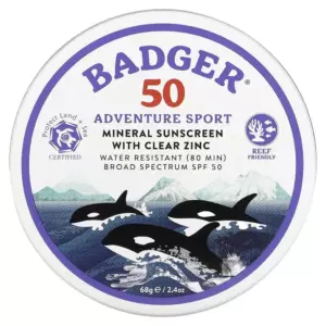 Солнцезащитный крем Badger Adventure Sport SPF 50+ 68 гр.