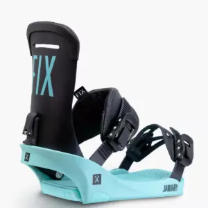 FIX January Teal S/M snowboard bindings