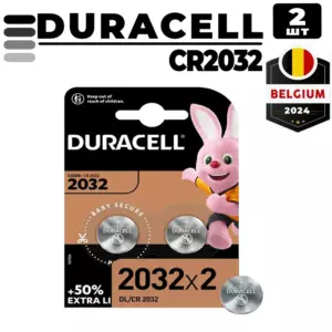 Батарейка Duracell CR2032 2 шт