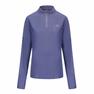 Футболка женская Karrimor Quarter Zip Running Long Sleeve