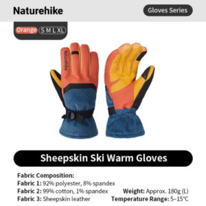 Утепленные горнолыжные перчатки Naturehike 3M Thinsulate