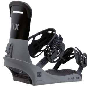FIX Nation Charcoal snowboard binding