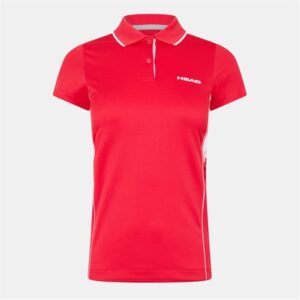 Женское поло HEAD Club Technical Red